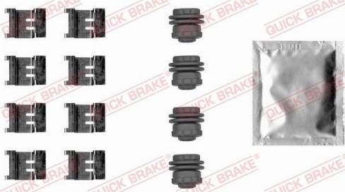 OJD Quick Brake 109-0083 - Set accesorii, placute frana aaoparts.ro