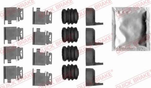 OJD Quick Brake 109-0036 - Set accesorii, placute frana aaoparts.ro