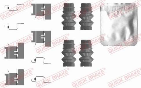 OJD Quick Brake 109-0120 - Set accesorii, placute frana aaoparts.ro