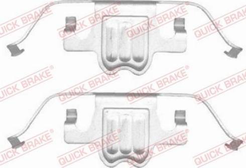 OJD Quick Brake 1091695 - Set accesorii, placute frana aaoparts.ro