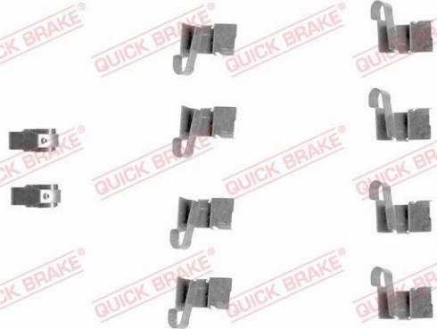 OJD Quick Brake 1091671 - Set accesorii, placute frana aaoparts.ro