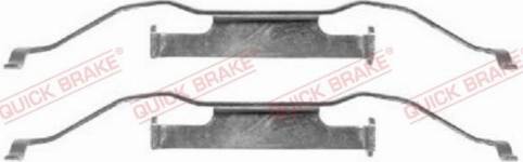 OJD Quick Brake 1091148 - Set accesorii, placute frana aaoparts.ro