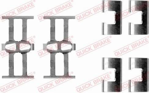 OJD Quick Brake 1091118 - Set accesorii, placute frana aaoparts.ro