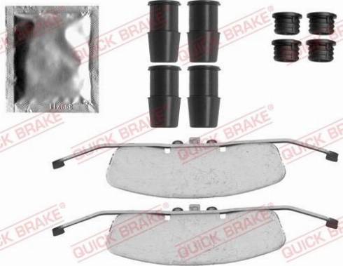 OJD Quick Brake 109-1846 - Set accesorii, placute frana aaoparts.ro