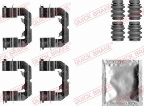 OJD Quick Brake 109-1859 - Set accesorii, placute frana aaoparts.ro