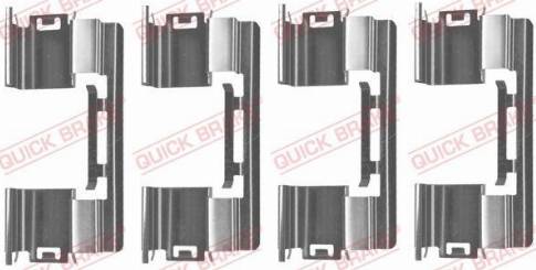 OJD Quick Brake 109-1813 - Set accesorii, placute frana aaoparts.ro