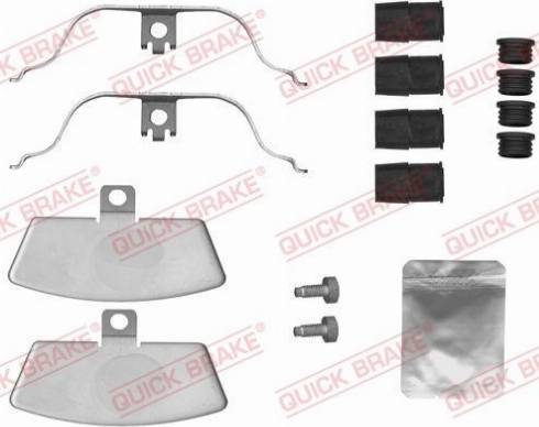 OJD Quick Brake 109-1880 - Set accesorii, placute frana aaoparts.ro