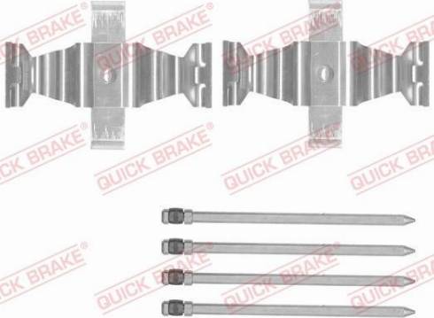 OJD Quick Brake 1091829 - Set accesorii, placute frana aaoparts.ro