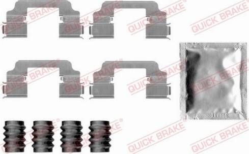 OJD Quick Brake 109-1826 - Set accesorii, placute frana aaoparts.ro