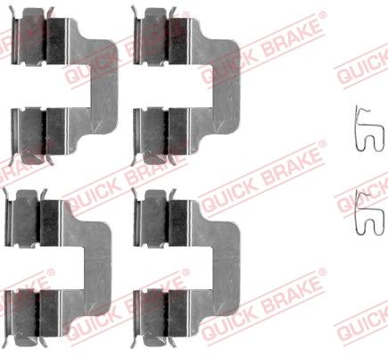 OJD Quick Brake 109-1245 - Set accesorii, placute frana aaoparts.ro