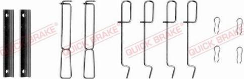 OJD Quick Brake 1091265 - Set accesorii, placute frana aaoparts.ro