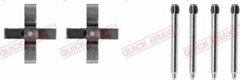 OJD Quick Brake 1091266 - Set accesorii, placute frana aaoparts.ro