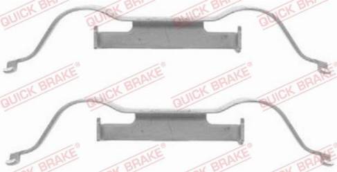 OJD Quick Brake 1091288 - Set accesorii, placute frana aaoparts.ro