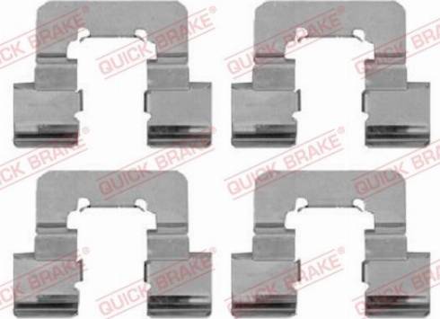 OJD Quick Brake 109-1781 - Set accesorii, placute frana aaoparts.ro