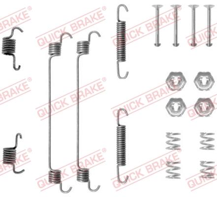 OJD Quick Brake 105-0657 - Set accesorii, sabot de frana aaoparts.ro