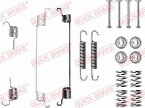 OJD Quick Brake 105-0672 - Set accesorii, sabot de frana aaoparts.ro