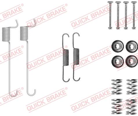 OJD Quick Brake 105-0848 - Set accesorii, saboti frana parcare aaoparts.ro