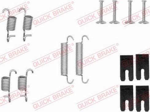 OJD Quick Brake 1050850 - Set accesorii, saboti frana parcare aaoparts.ro