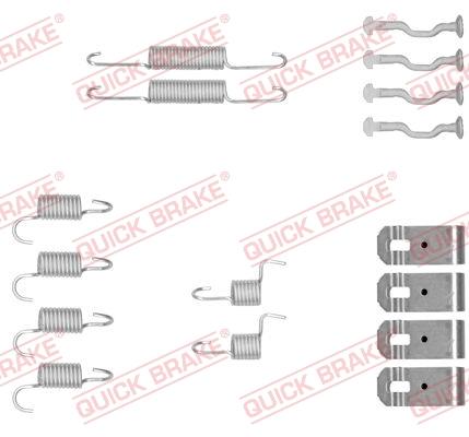 OJD Quick Brake 1050876 - Set accesorii, saboti frana parcare aaoparts.ro