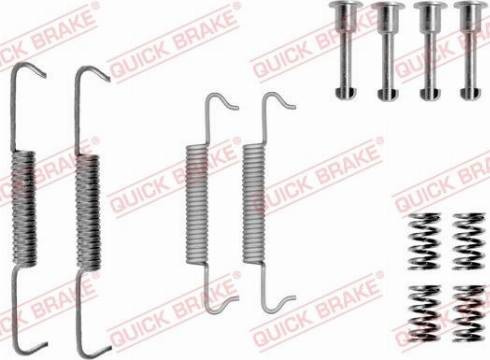 OJD Quick Brake 1050793 - Set accesorii, saboti frana parcare aaoparts.ro