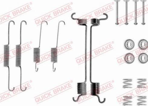 OJD Quick Brake 1050741 - Set accesorii, sabot de frana aaoparts.ro