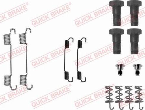 OJD Quick Brake 1050716 - Set accesorii, saboti frana parcare aaoparts.ro