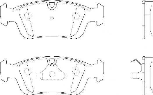 Omnicraft 2134890 - Set placute frana,frana disc aaoparts.ro
