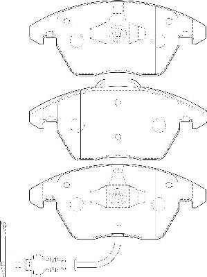 Omnicraft 2134844 - Set placute frana,frana disc aaoparts.ro