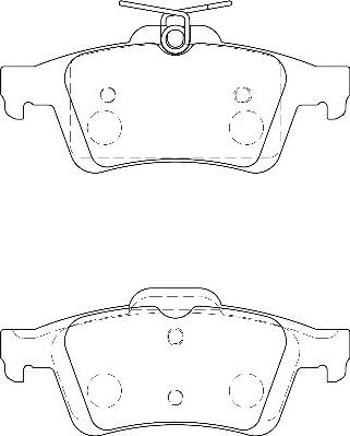 Omnicraft 2135611 - Set placute frana,frana disc aaoparts.ro