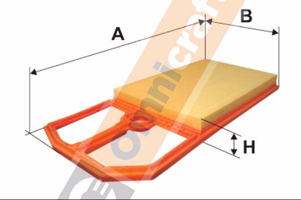 Omnicraft 2133007 - Filtru aer aaoparts.ro