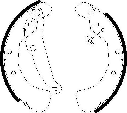Omnicraft 2255645 - Set saboti frana aaoparts.ro
