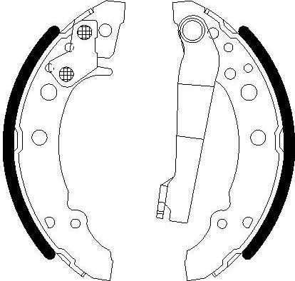 Omnicraft 2255656 - Set saboti frana aaoparts.ro