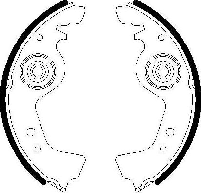 Omnicraft 2255700 - Set saboti frana aaoparts.ro