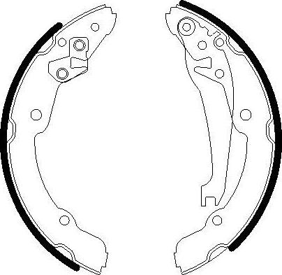 Omnicraft 2255782 - Set saboti frana aaoparts.ro