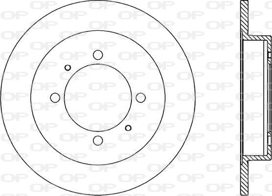 Open Parts BDA1735.10 - Disc frana aaoparts.ro