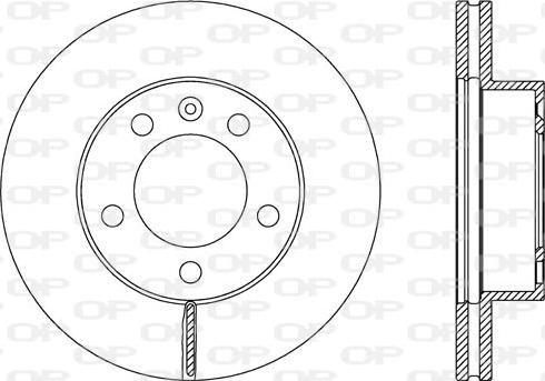 Open Parts BDA2654.20 - Disc frana aaoparts.ro