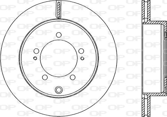 Open Parts BDA2360.20 - Disc frana aaoparts.ro