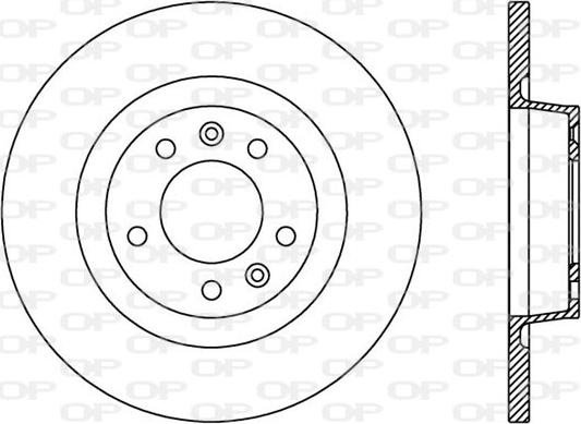 Open Parts BDA2382.10 - Disc frana aaoparts.ro