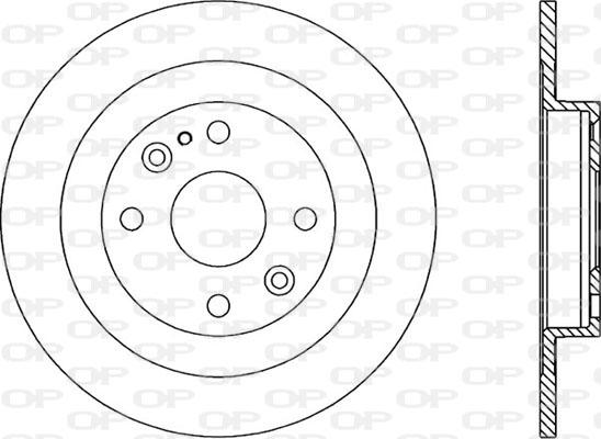 Blue Print ADM54328 - Disc frana aaoparts.ro