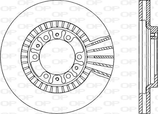 Blue Print ADC44348 - Disc frana aaoparts.ro