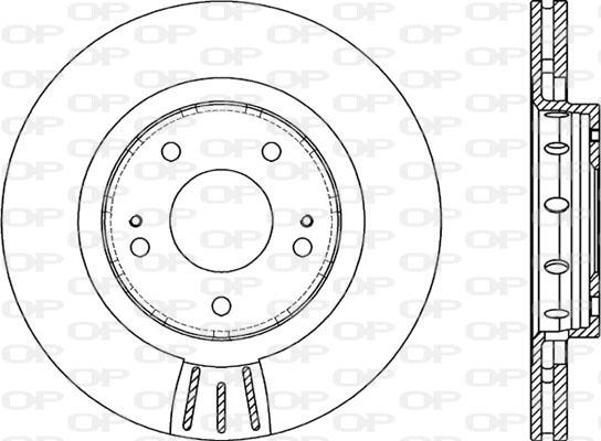 Open Parts BDR2087.20 - Disc frana aaoparts.ro