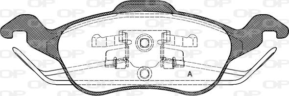 Open Parts BPA0691.00 - Set placute frana,frana disc aaoparts.ro