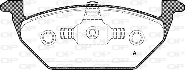 AUDI 1S0 698 151 D - Set placute frana,frana disc aaoparts.ro