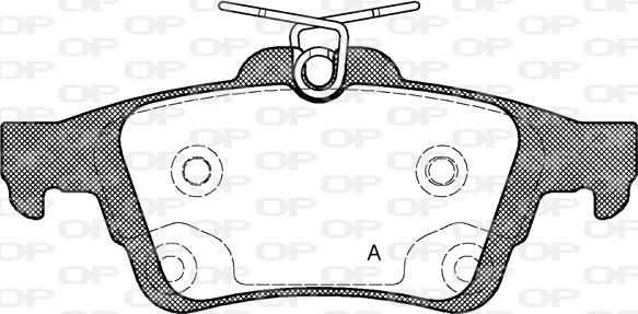 FORD 2 613 321 - Set placute frana,frana disc aaoparts.ro