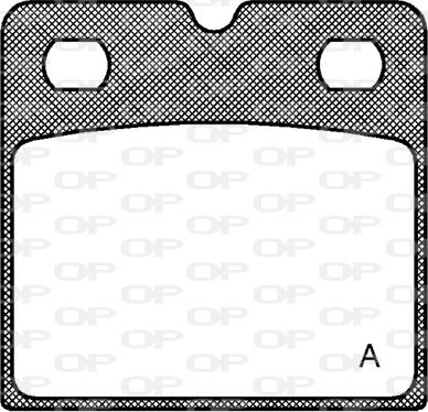 Open Parts BPA1067.00 - Set placute frana,frana disc aaoparts.ro