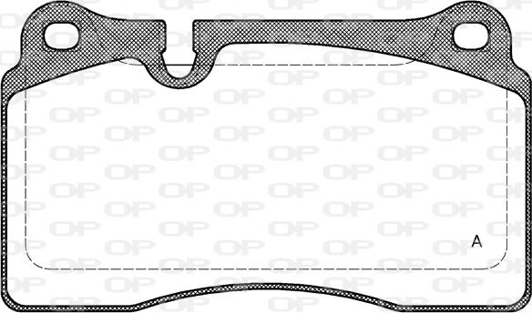 Open Parts BPA1200.00 - Set placute frana,frana disc aaoparts.ro