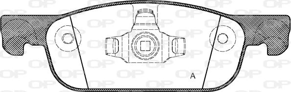 Open Parts BPA1718.00 - Set placute frana,frana disc aaoparts.ro