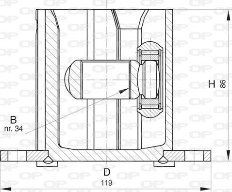 Open Parts CVJ5817.20 - Set articulatie, planetara aaoparts.ro