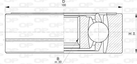 Open Parts CVJ5796.20 - Set articulatie, planetara aaoparts.ro