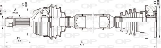 Open Parts DRS6349.00 - Planetara aaoparts.ro